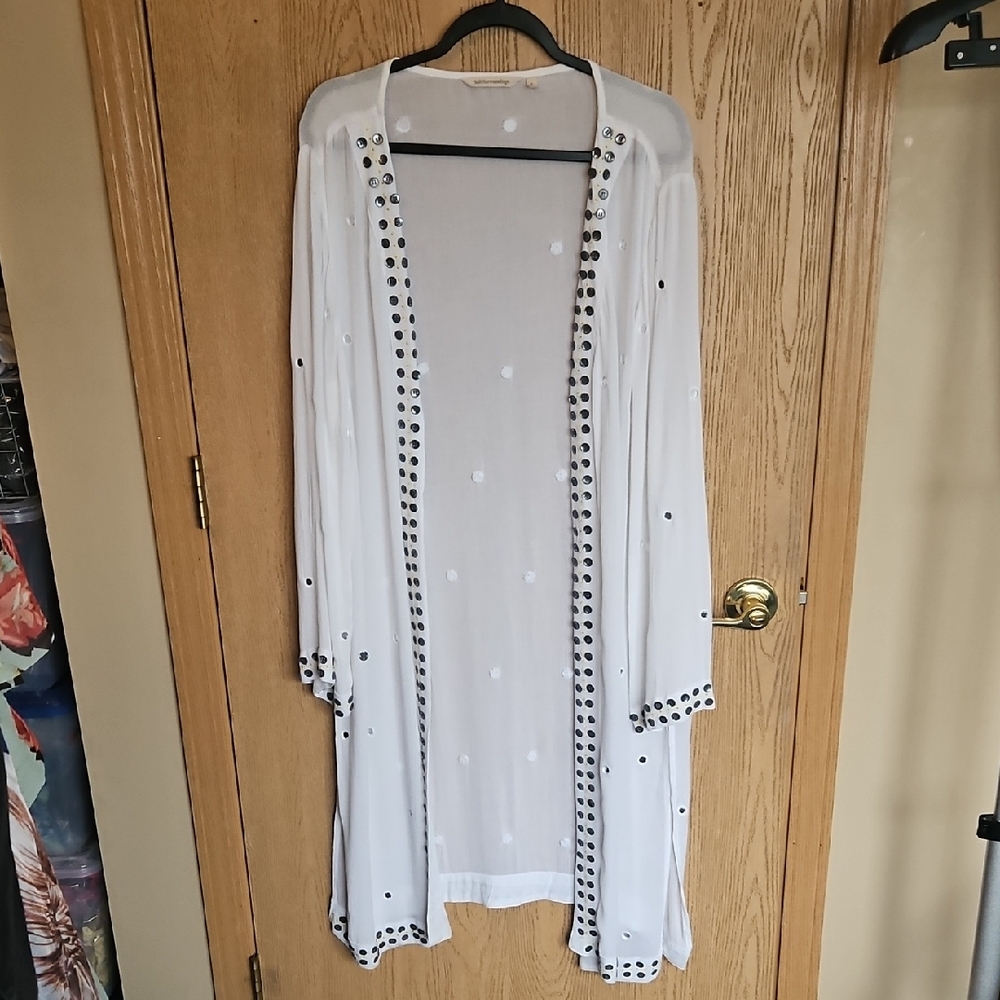 Soft Surroundings White Cardigan